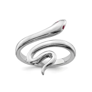 Silver Snake Toe Ring