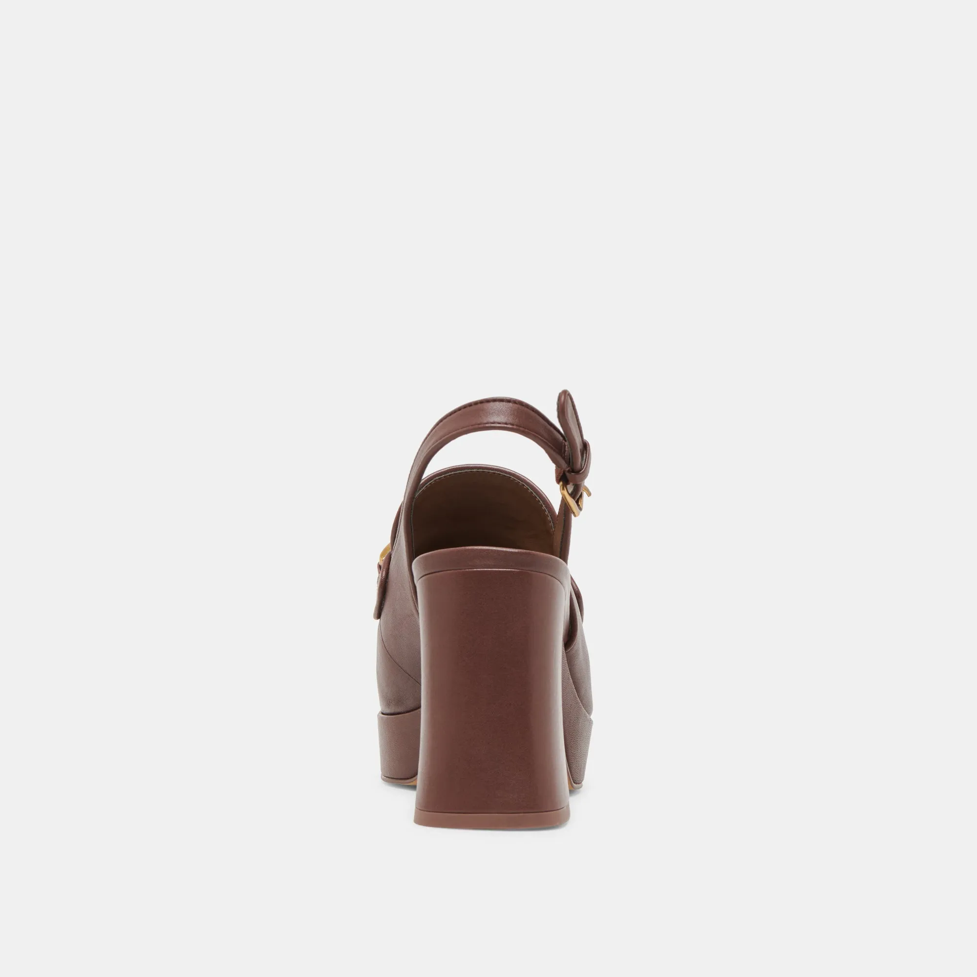 SIRUS HEELS CHOCOLATE LEATHER - re:vita