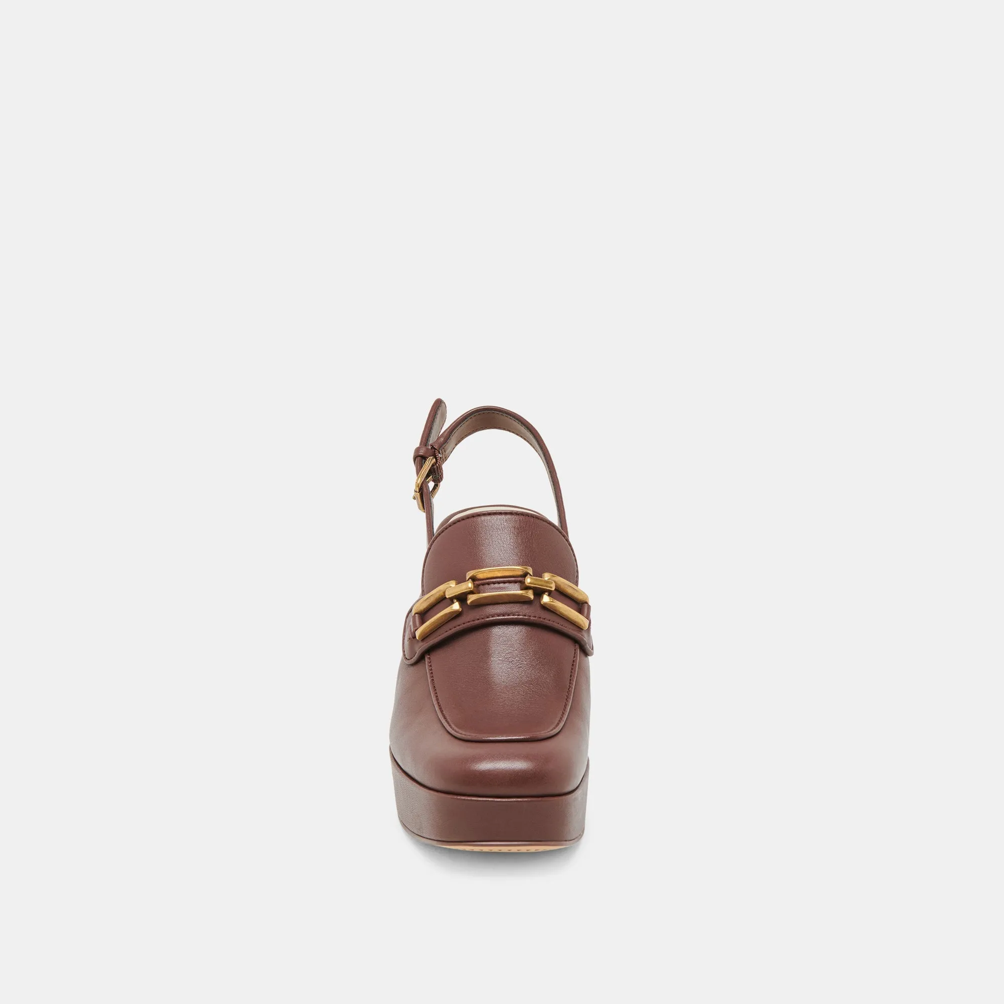 SIRUS HEELS CHOCOLATE LEATHER - re:vita