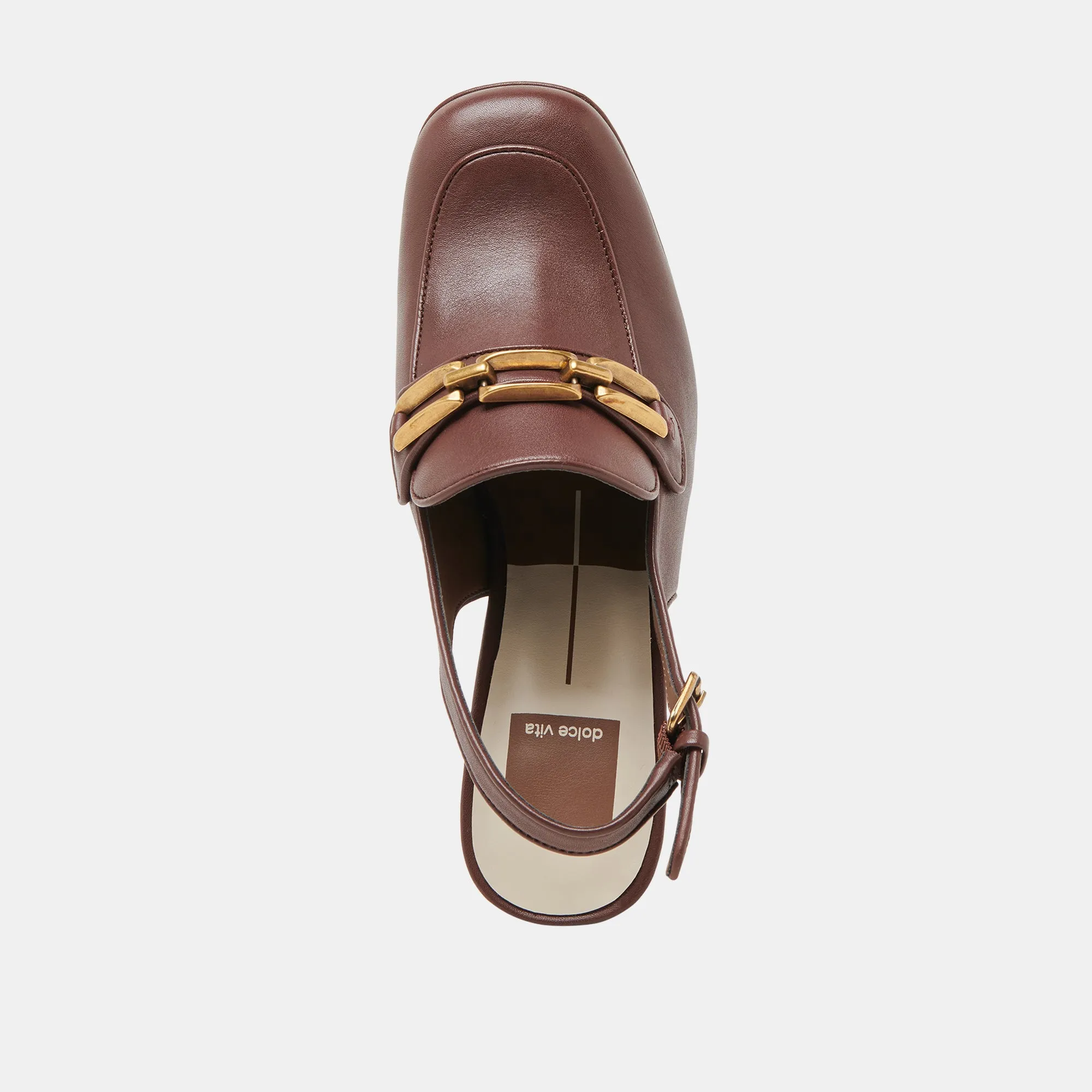 SIRUS HEELS CHOCOLATE LEATHER - re:vita