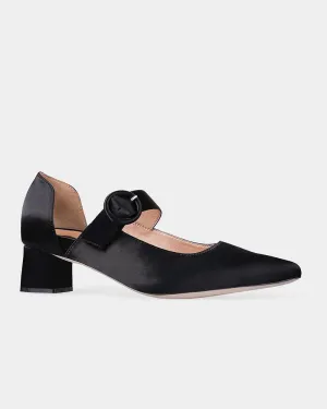 Solid Pointed Toe One Bandage Jenny Shoes