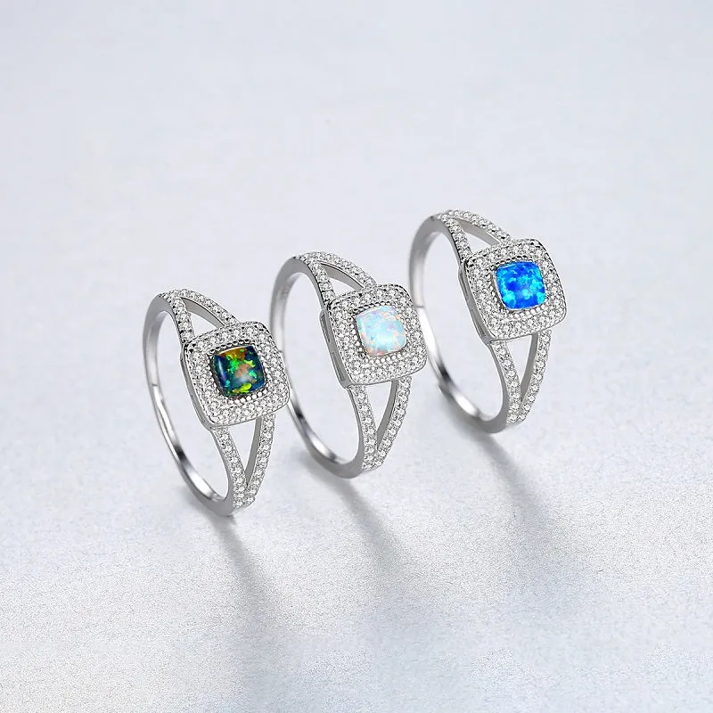 Square Hollow Women's Ring