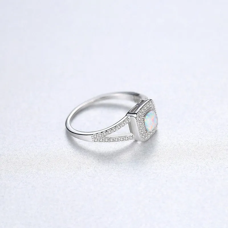 Square Hollow Women's Ring