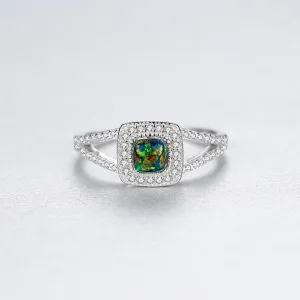 Square Hollow Women's Ring
