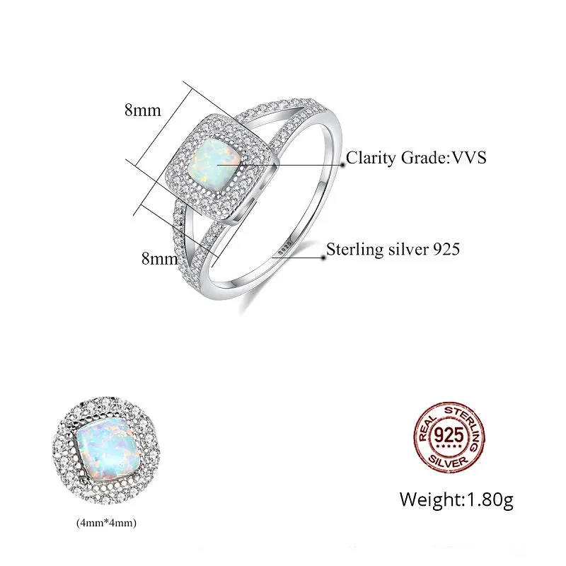 Square Hollow Women's Ring