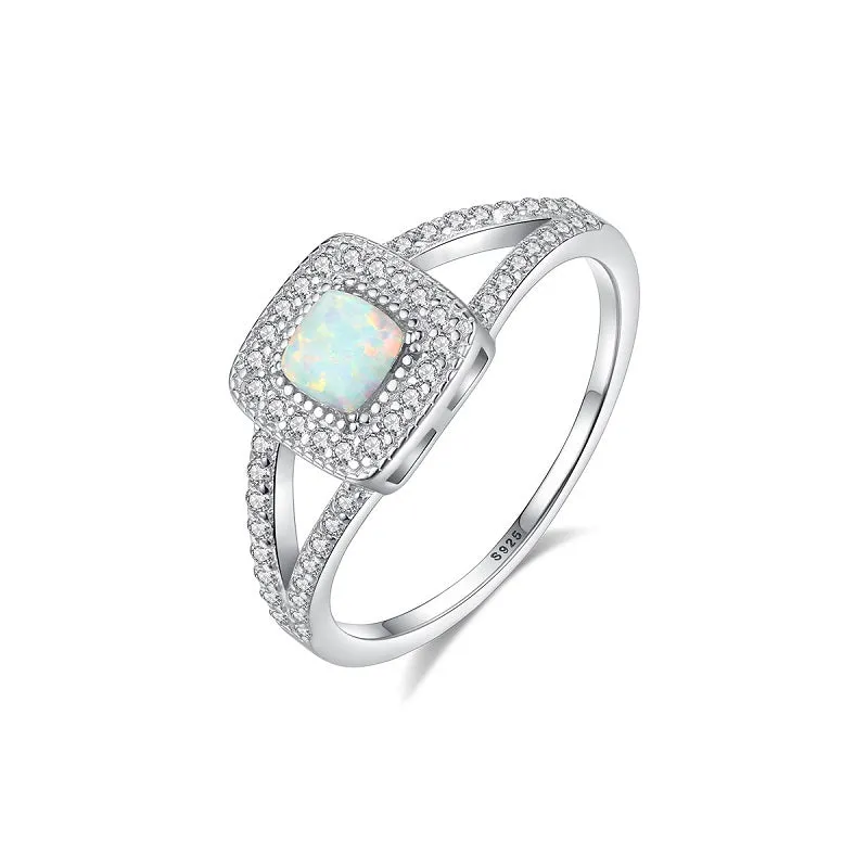 Square Hollow Women's Ring