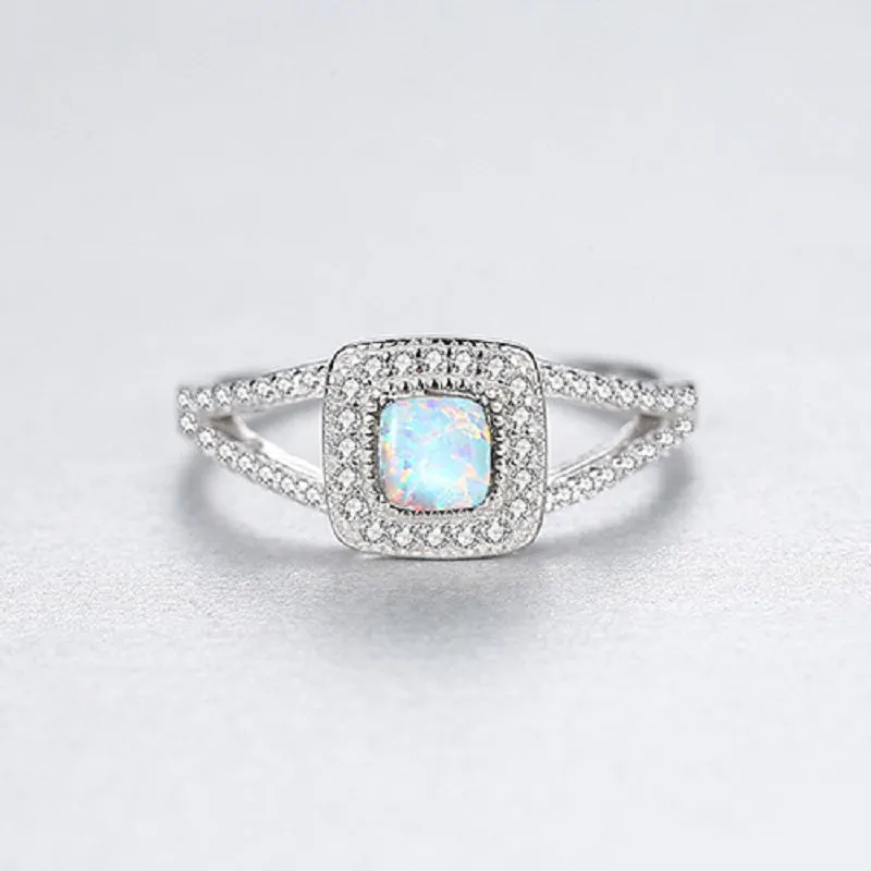 Square Hollow Women's Ring