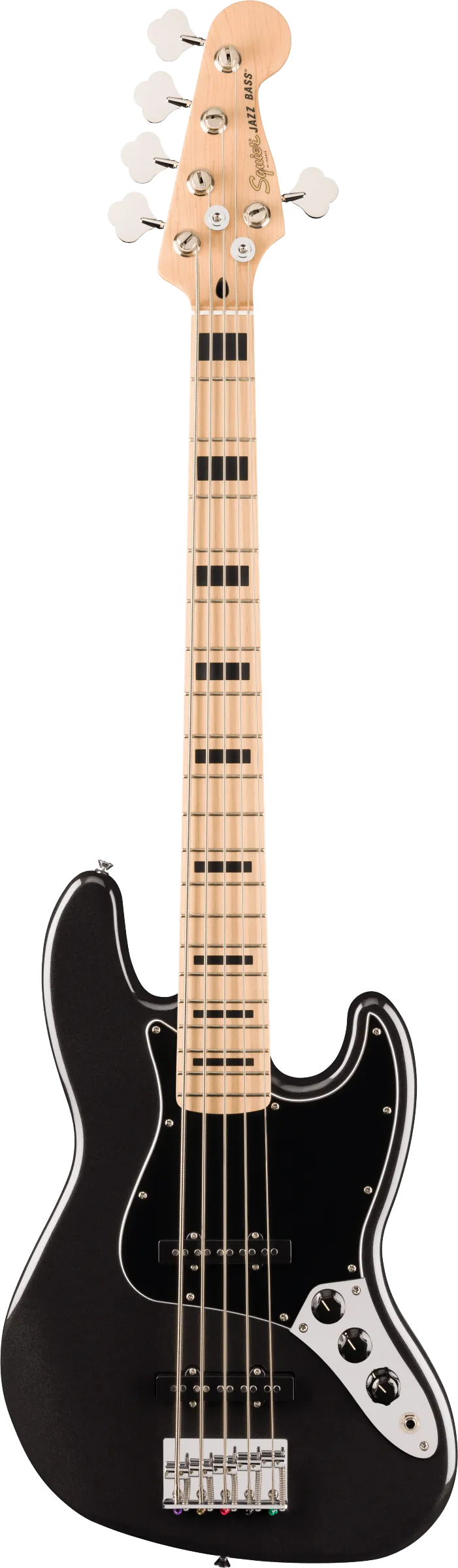 Squier Affinity Active Jazz Bass V, Black Metallic