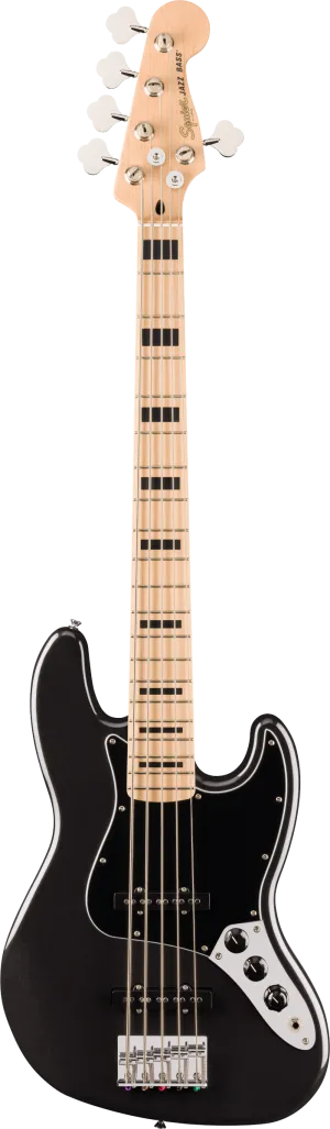 Squier Affinity Active Jazz Bass V, Black Metallic