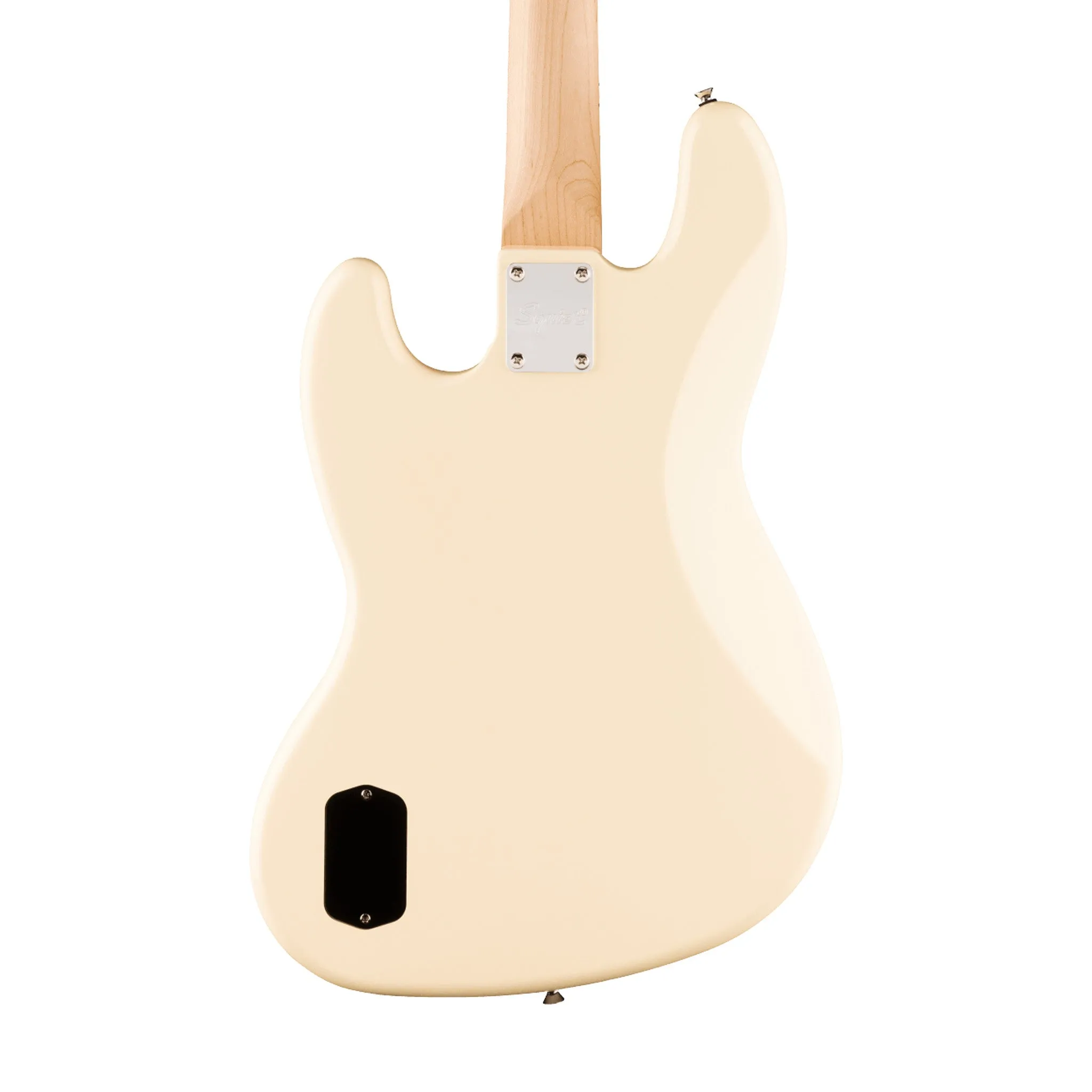 Squier Affinity Series Active Jazz Bass Guitar, Maple FB, Olympic White