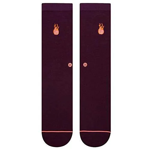 Stance Women's Baeday Socks,Medium,Wine