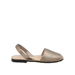 Standard Metallic Sandals In Leather for Women - Madona 1056 Metallic