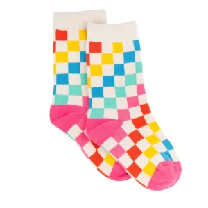 Starburst Checkerboard Socks