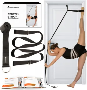 Stretching Strap With Door Anchor - Stretching Equipment to Improve Legs Flexibility