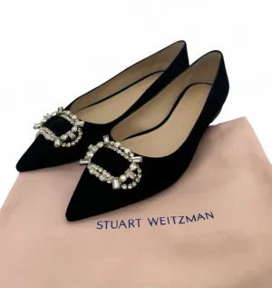 STUART WEITZMAN 8.5 Black SHOES