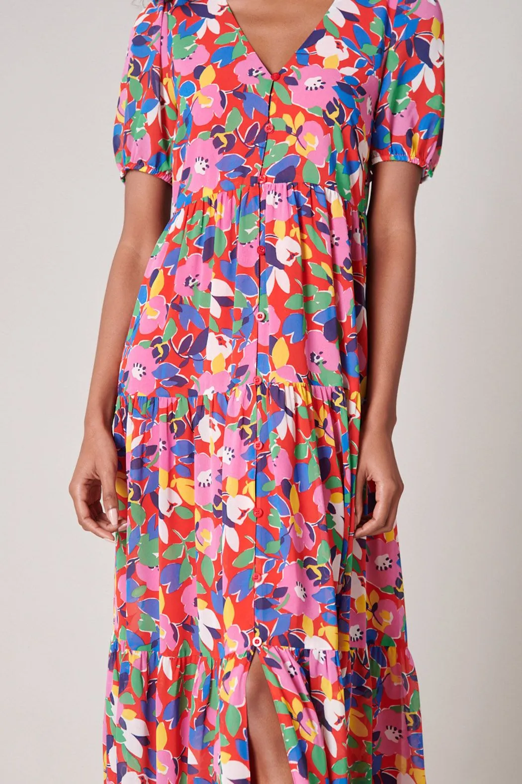 SUGARLIPS Sweet Soul Monaco Tiered Maxi Dress