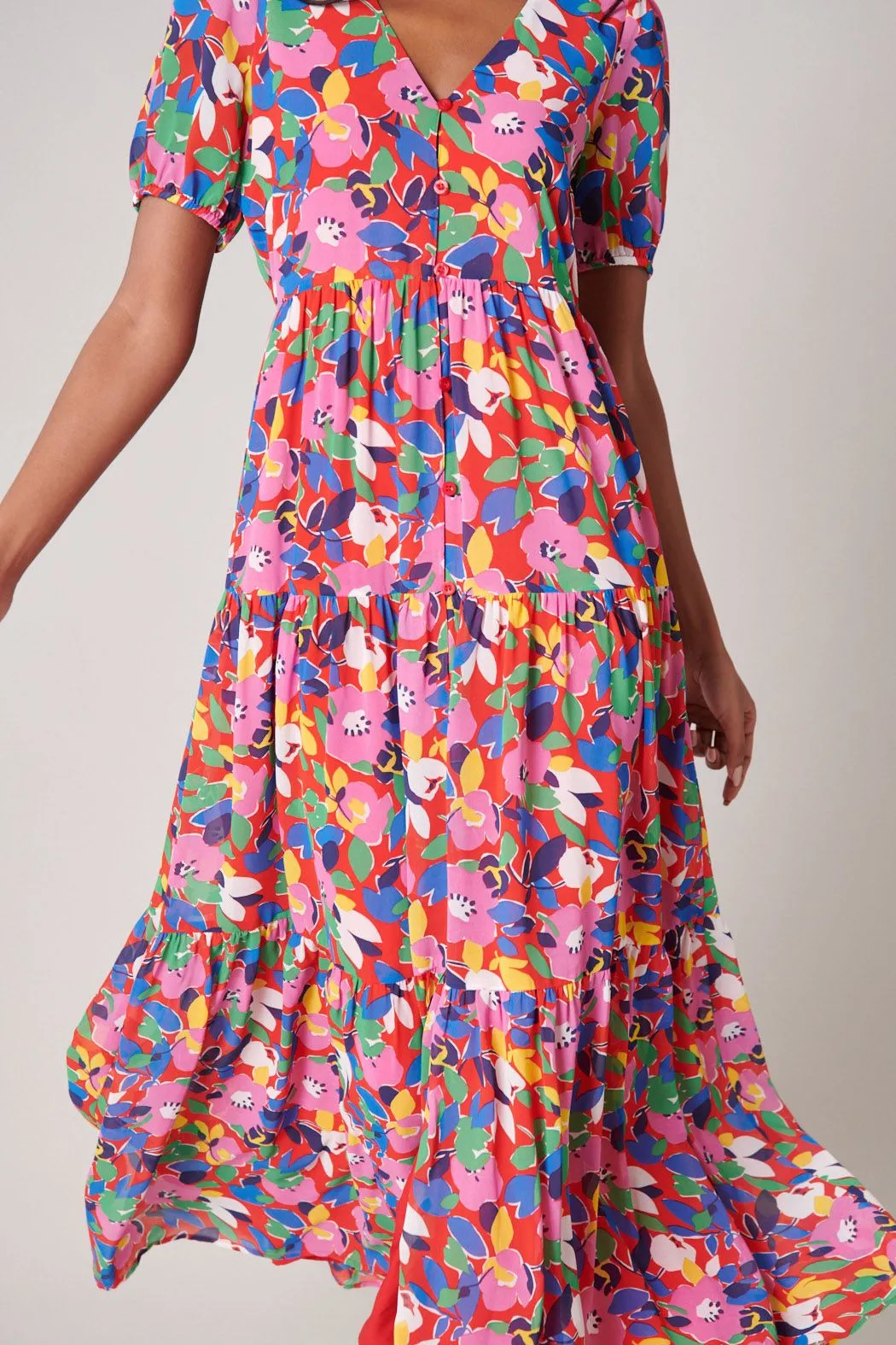 SUGARLIPS Sweet Soul Monaco Tiered Maxi Dress