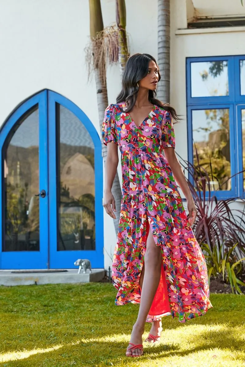 SUGARLIPS Sweet Soul Monaco Tiered Maxi Dress