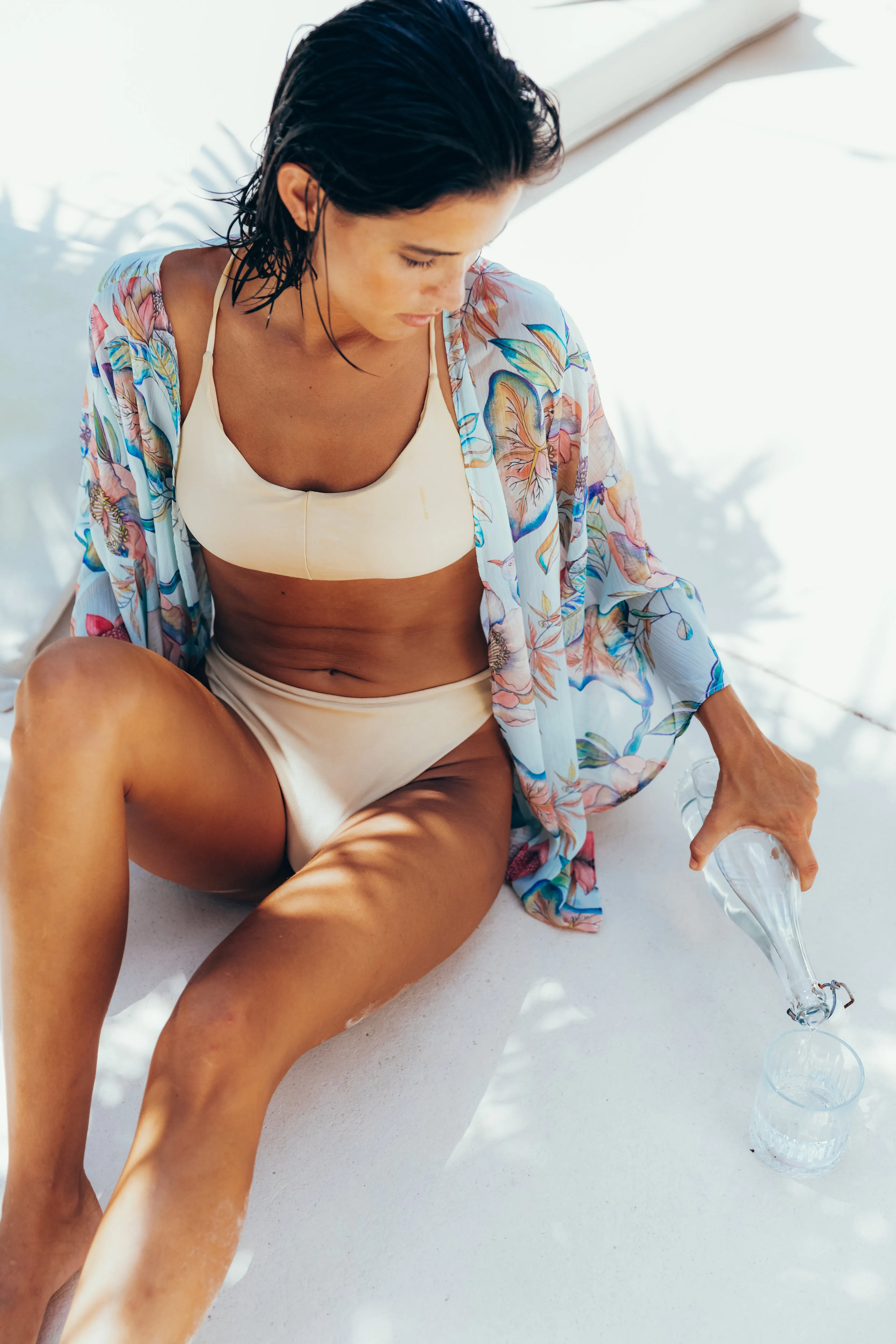 SukiSo Women's Nomade Kimono in Botanica