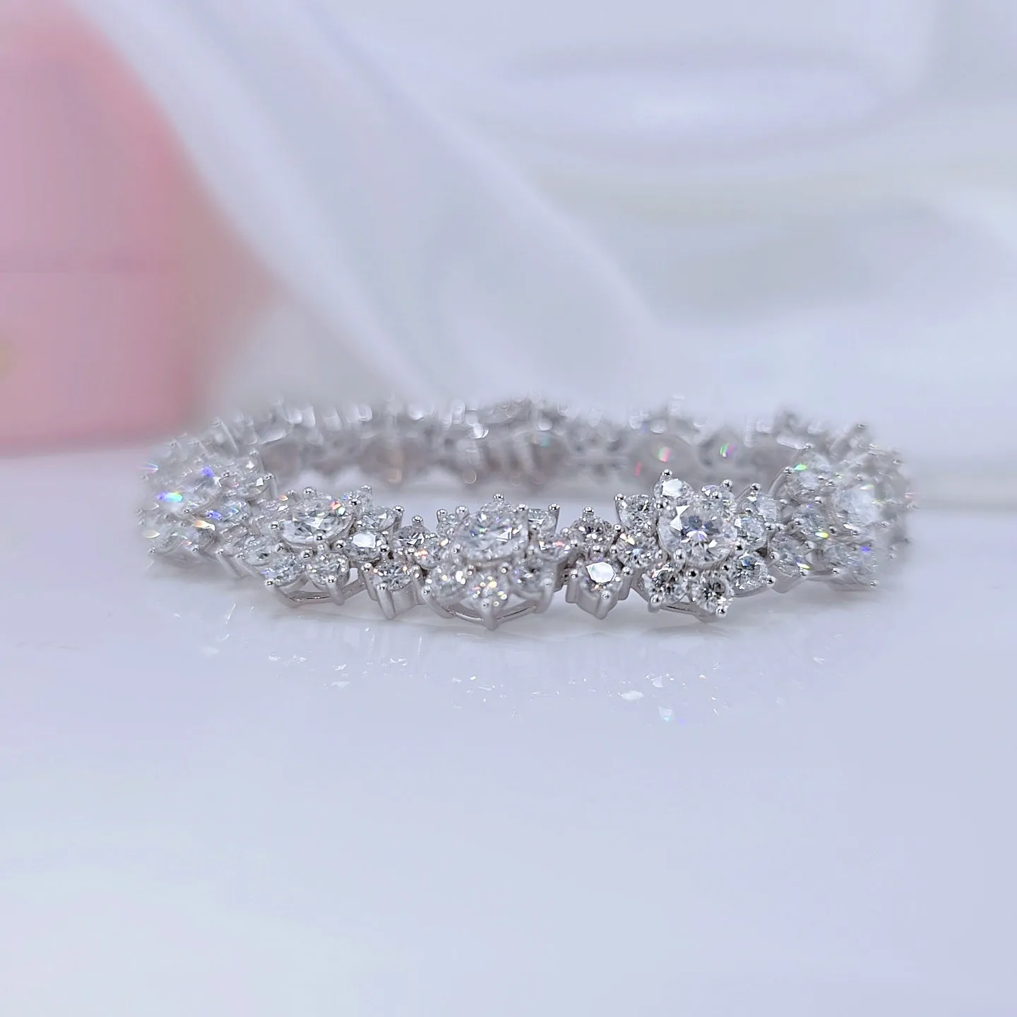 Sunflower Diamond Bracelet