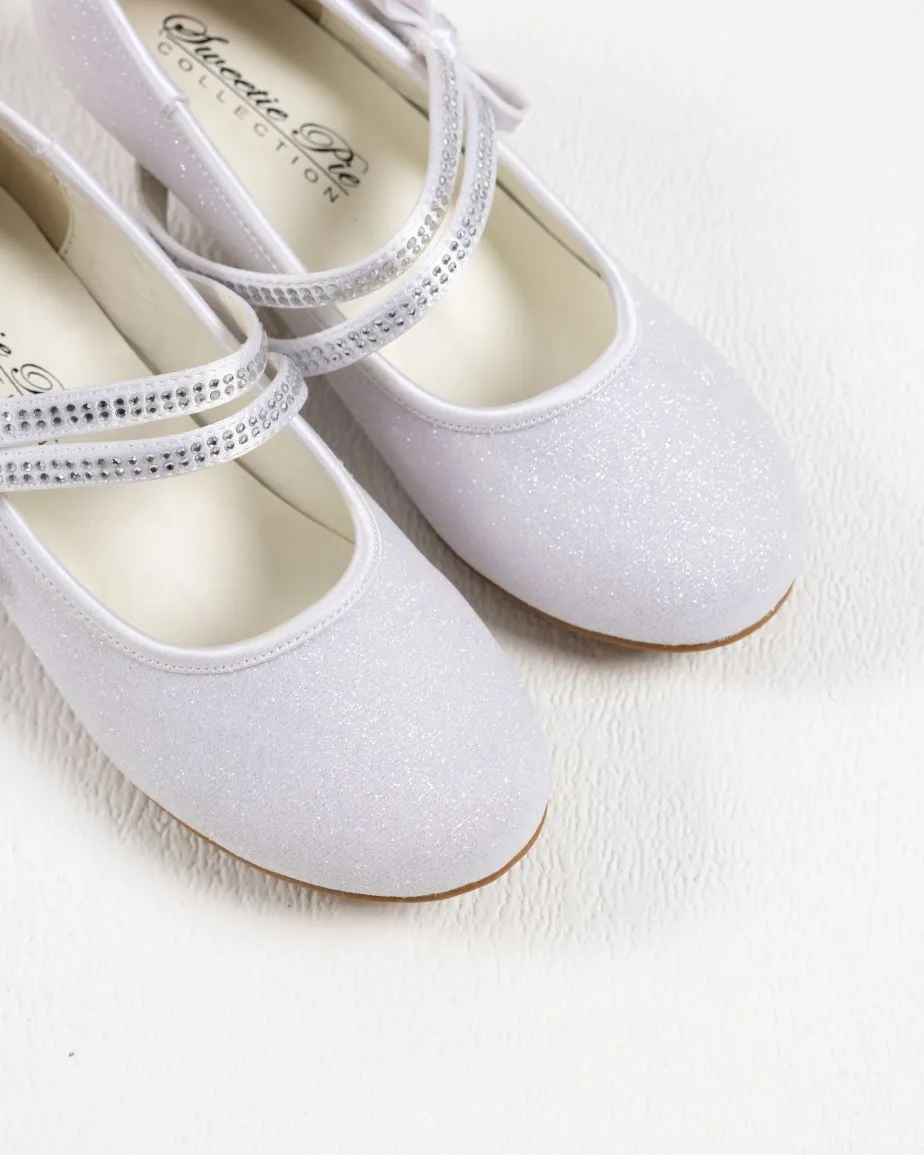 Sweeties by Sweetie Pie - Jewell Strap White Shoes