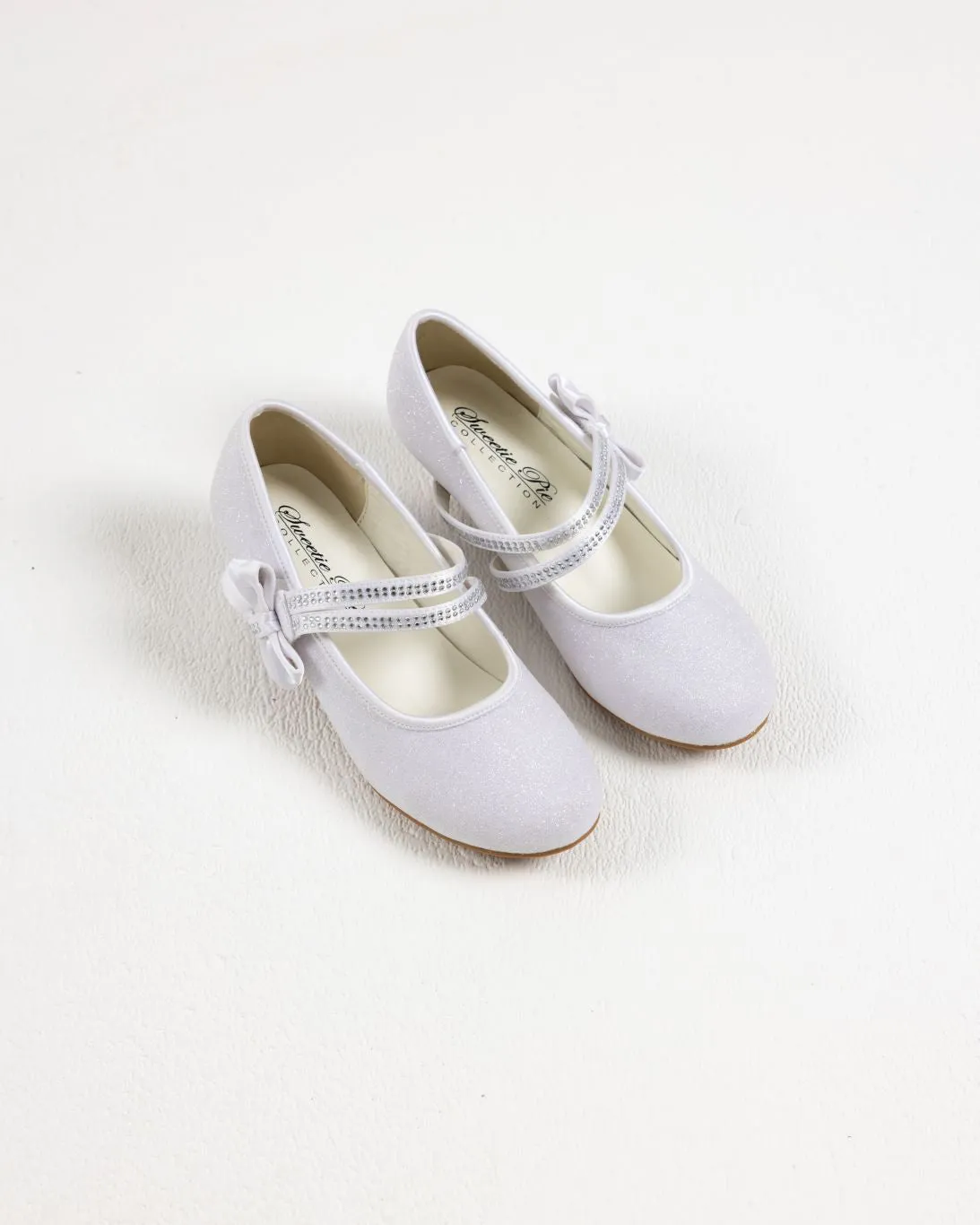 Sweeties by Sweetie Pie - Jewell Strap White Shoes