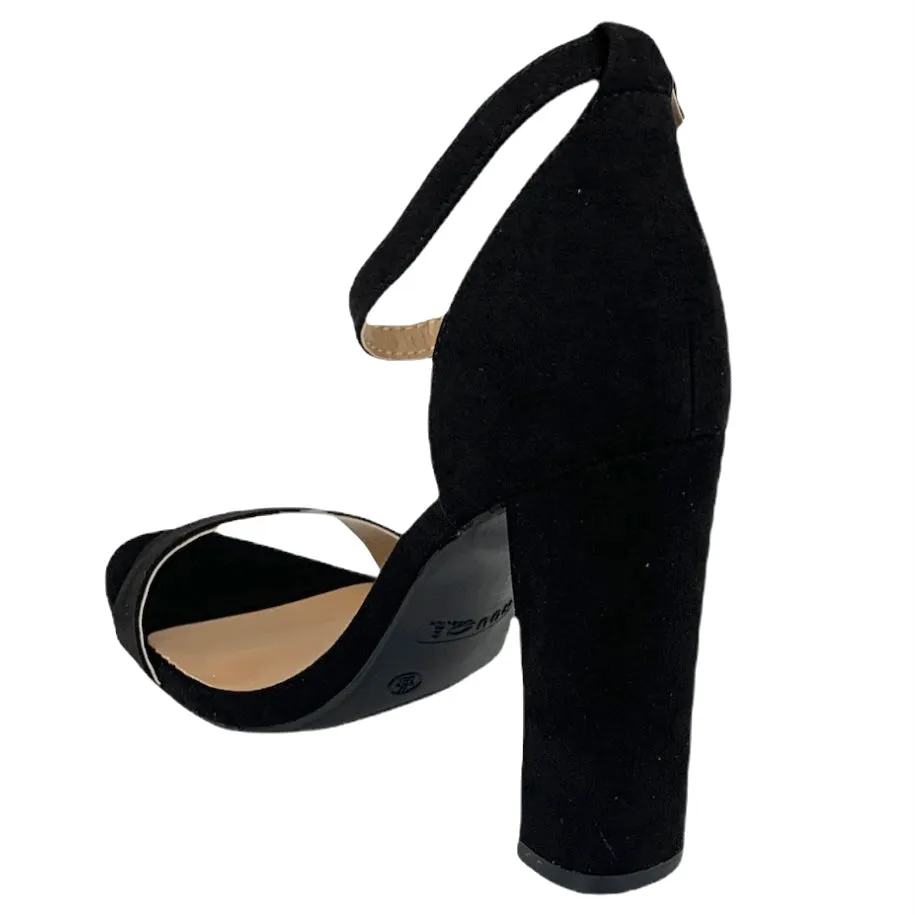 SWEETLOVE Women's Ankle Strap Heel Sandals