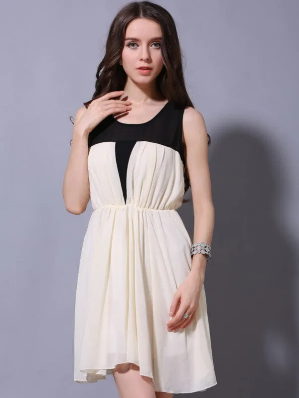 swing the night chiffon dress