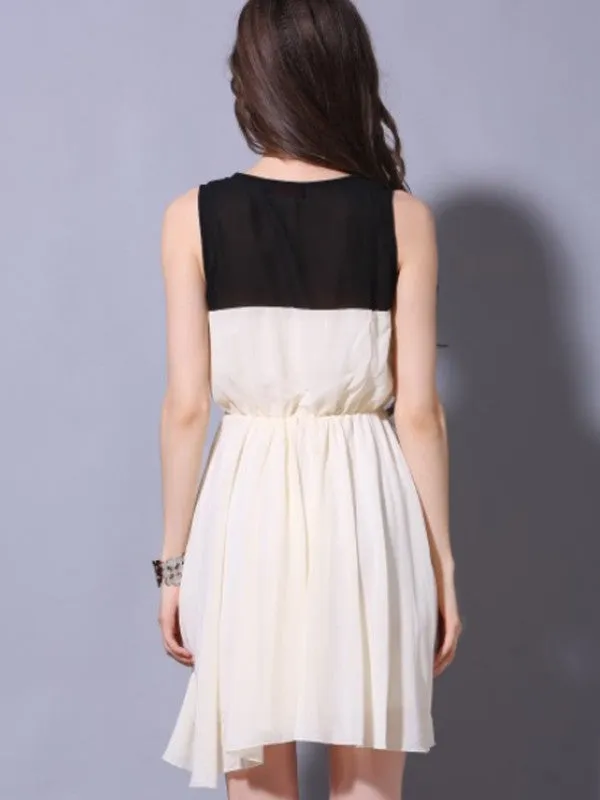 swing the night chiffon dress
