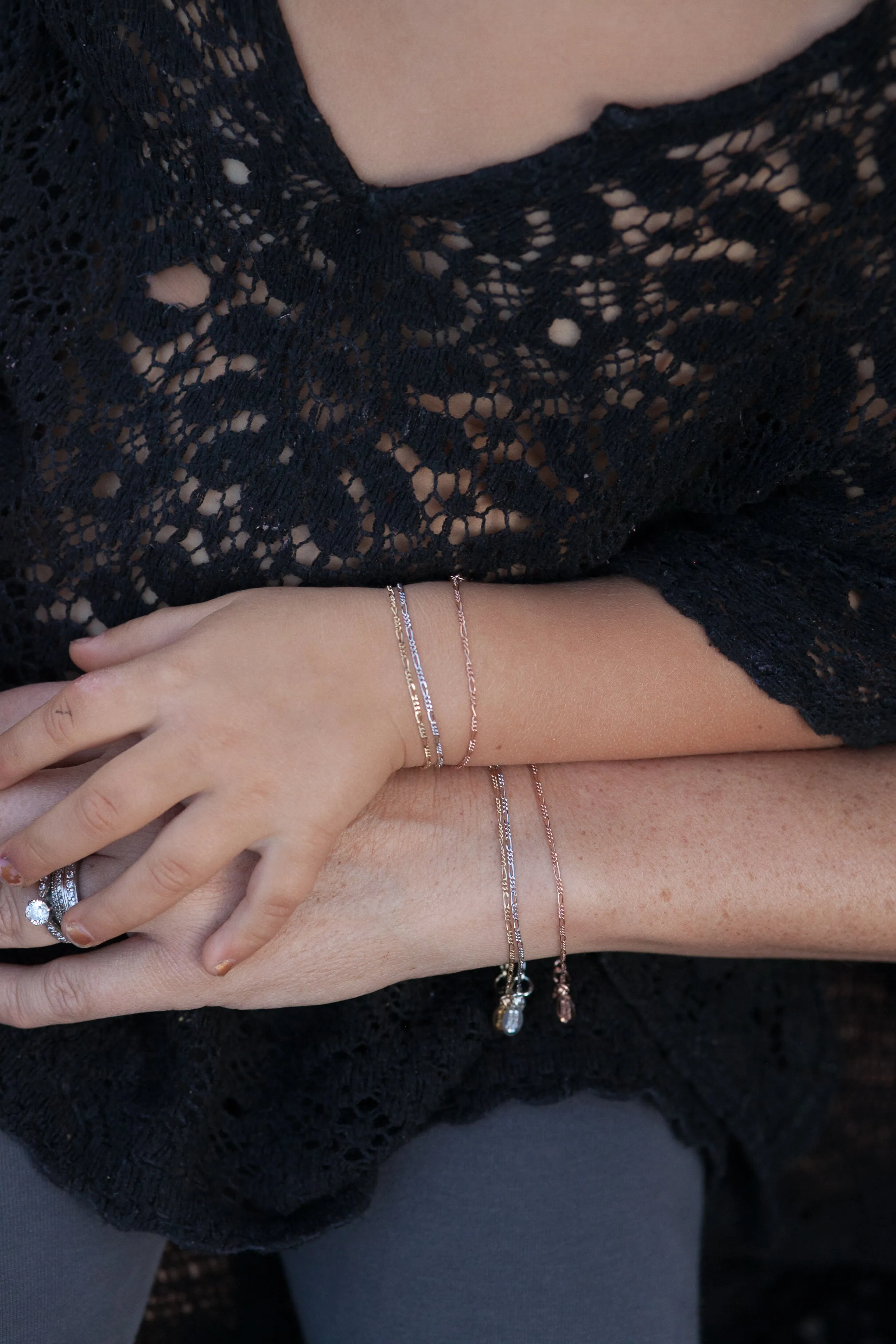 The Serenity Mommy & Me Bracelet Set