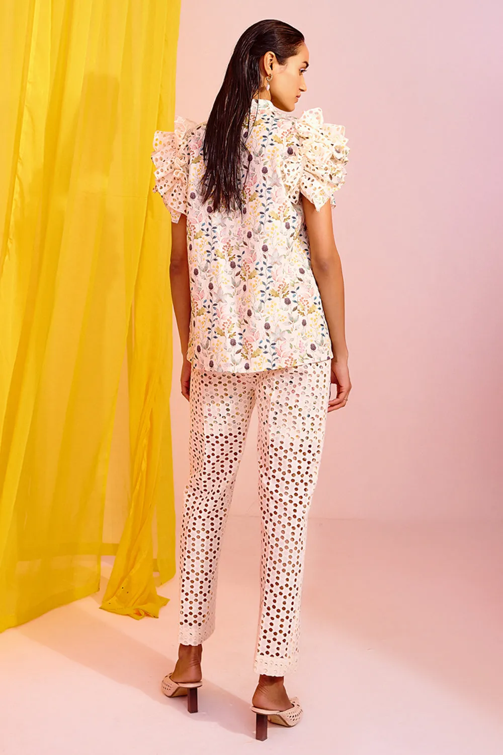 The Slay Play Eyelet Top