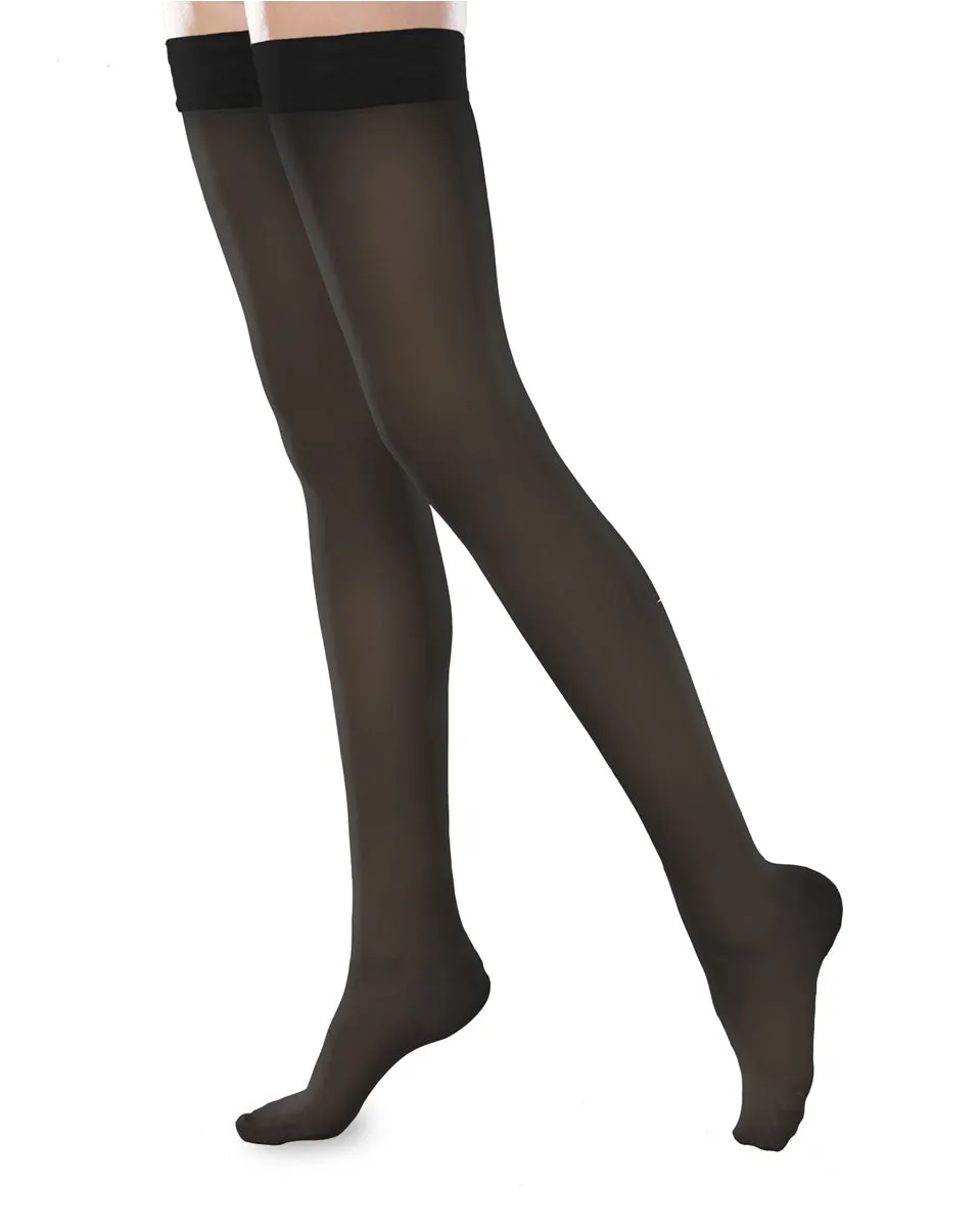 Therafirm Sheer Ease Women's Closed Toe Thigh High Stockings 30-40mmHg - Clearance