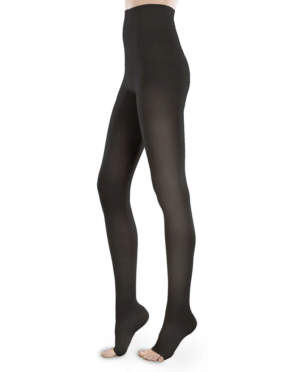 Therafirm Sheer Ease Women's OPEN TOE Pantyhose 15-20mmHg- Clearance