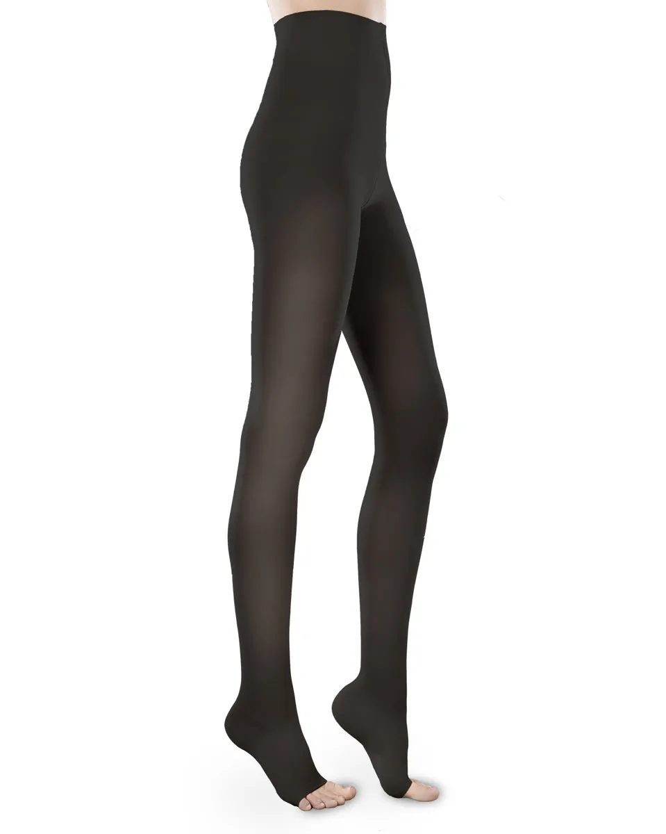 Therafirm Sheer Ease Women's OPEN TOE Pantyhose 30-40mmHg - Clearance