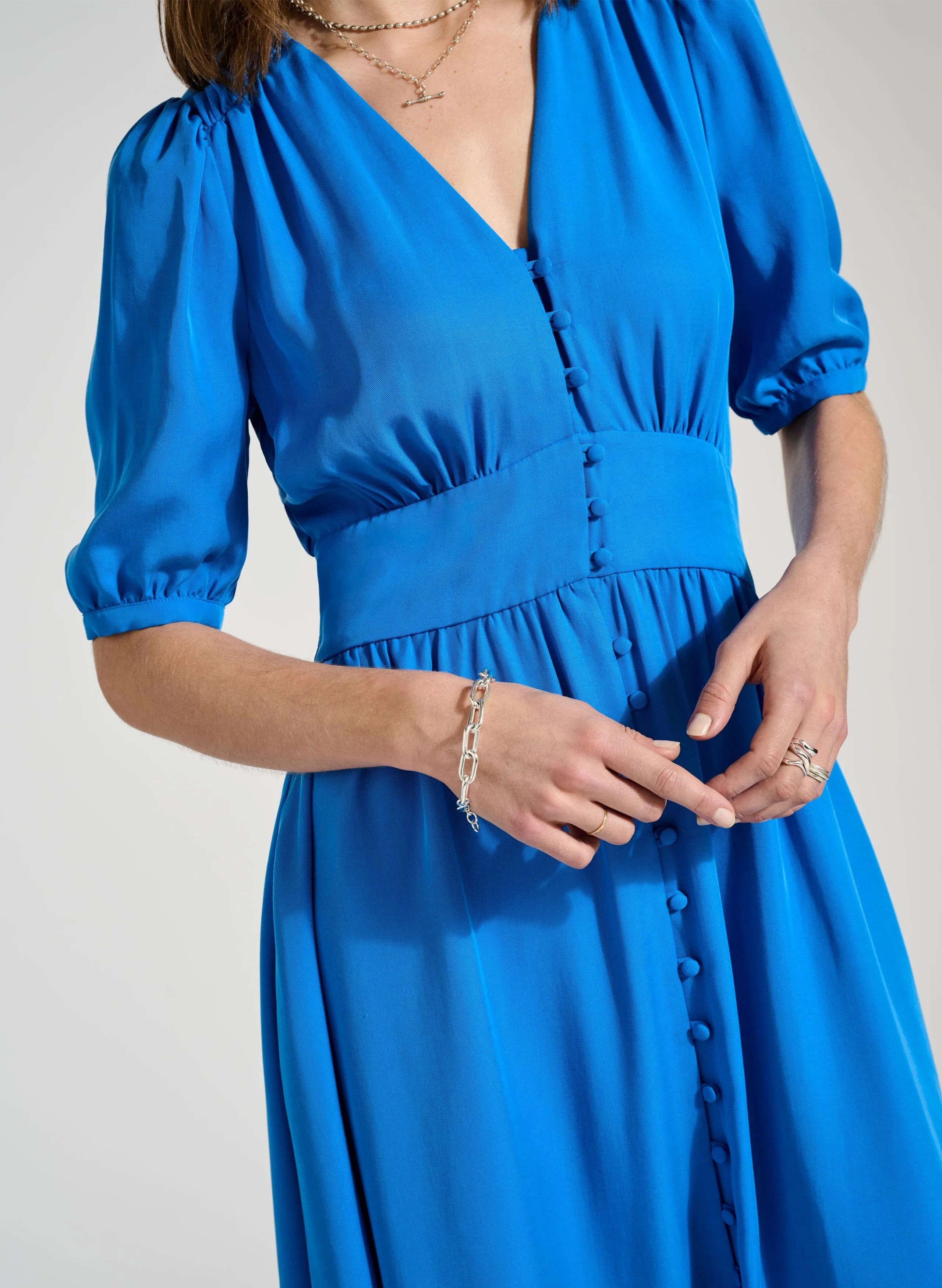 Tia TENCEL™ Dress | Adriatic Blue