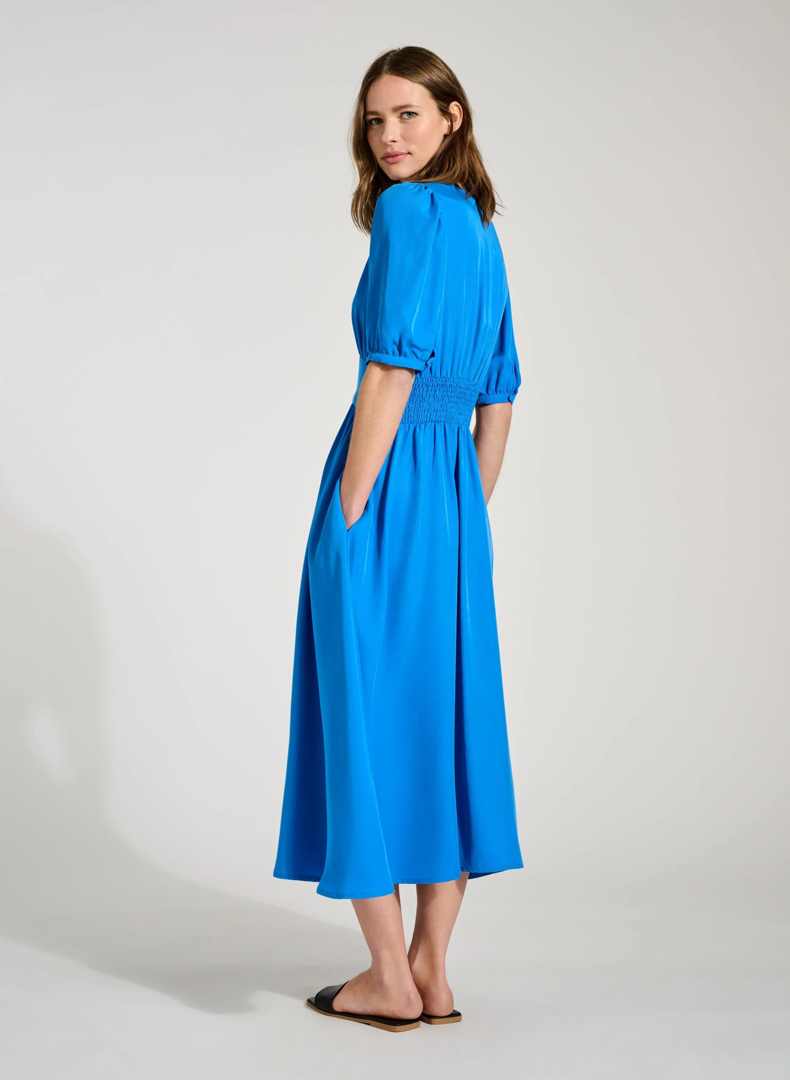 Tia TENCEL™ Dress | Adriatic Blue