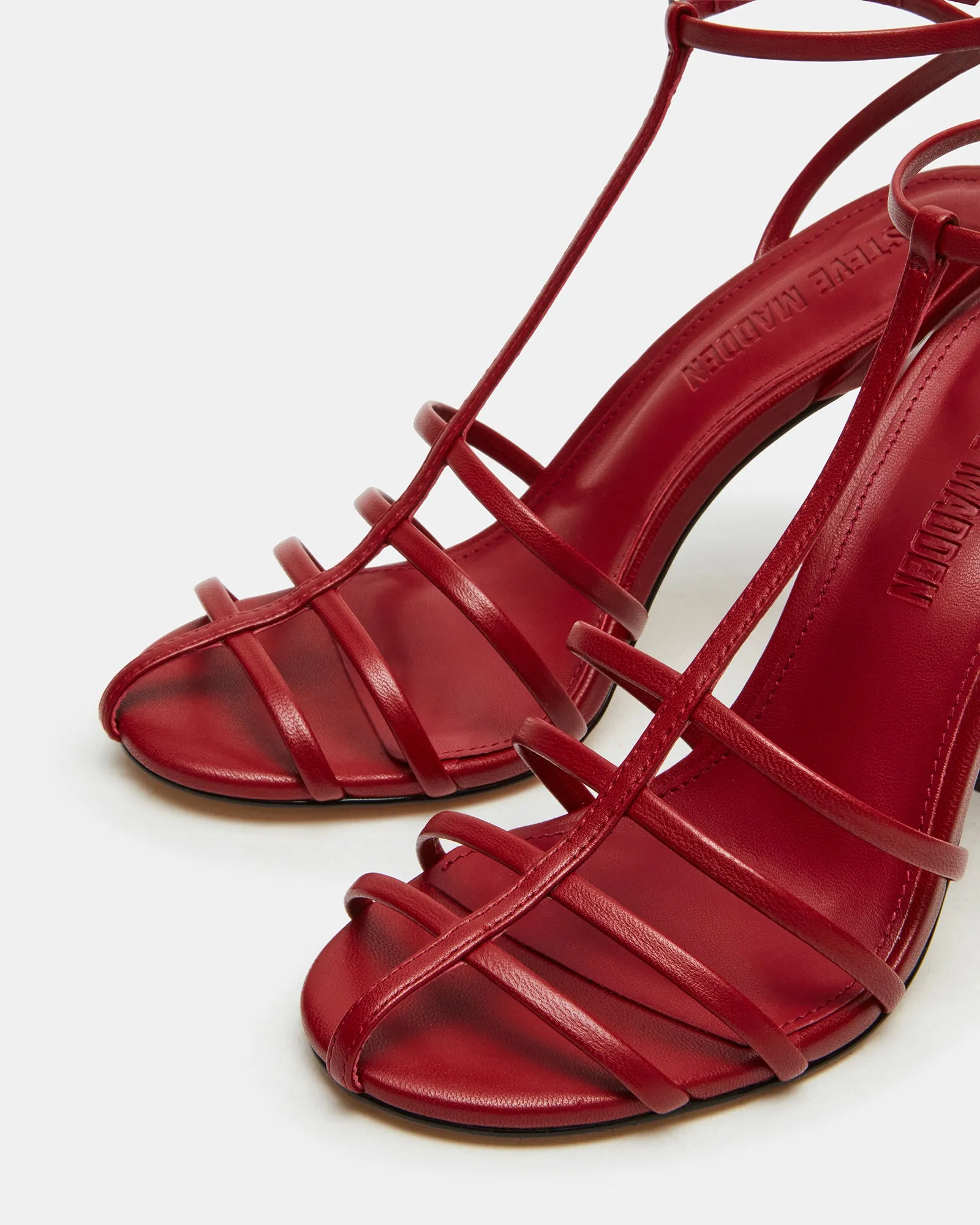 TILDAH RED LEATHER