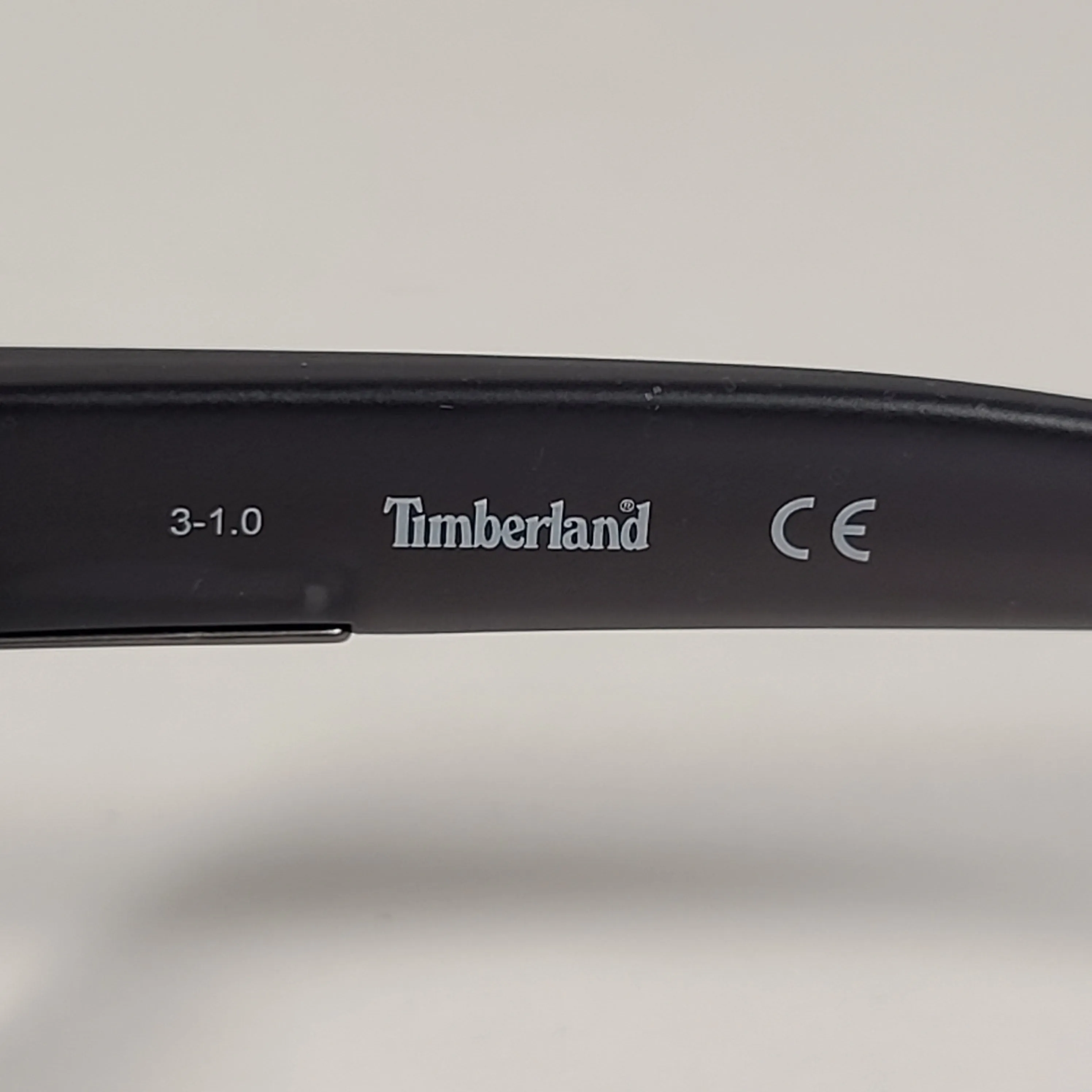Timberland Rectangular Sunglasses Matte Black Color Block Frame Gray Lens TB7135 02A