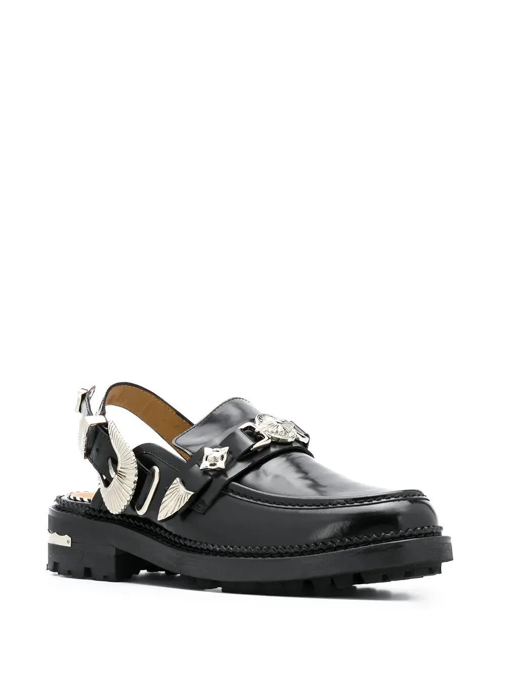 Toga Pulla sling-back mule loafers