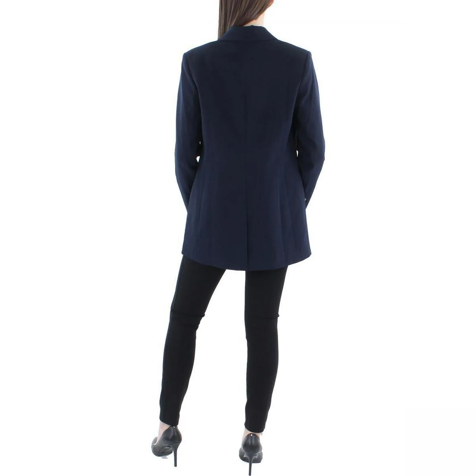 Tommy Hilfiger Women's Long Single-Button Blazer Jacket H2NJ0764