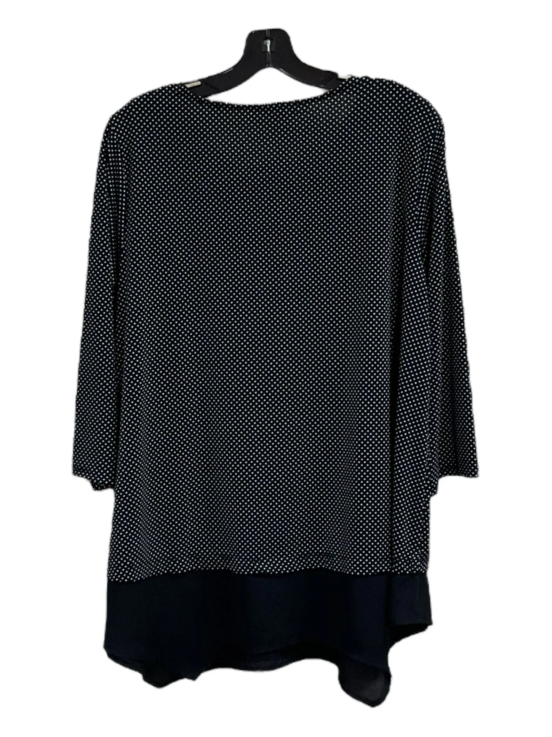 Top 3/4 Sleeve By Adrianna Papell  Size: 1x