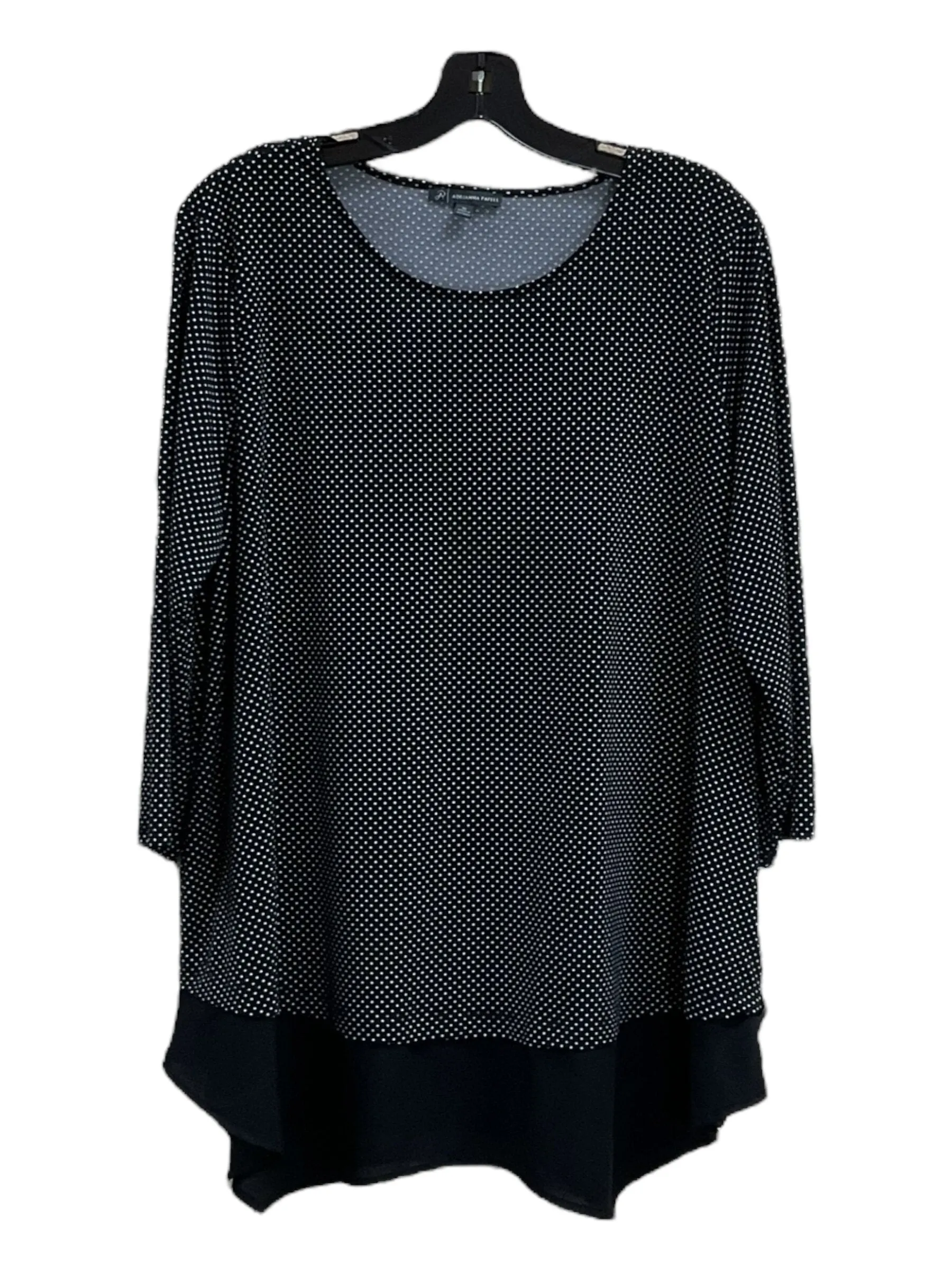 Top 3/4 Sleeve By Adrianna Papell  Size: 1x