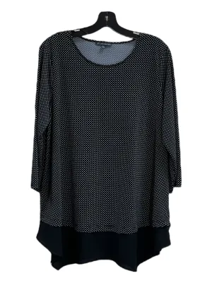 Top 3/4 Sleeve By Adrianna Papell  Size: 1x