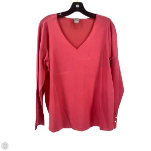 Top Long Sleeve By Chicos In Pink, Size: 2