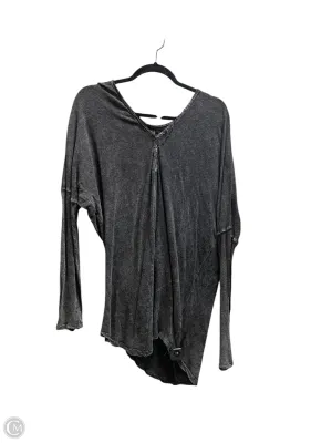 Top Long Sleeve By We The Free In Grey, Size: M