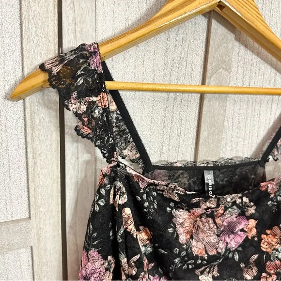 Torrid Lace Front Cutout Bodysuit Floral Sheer Sexy Lingerie Plus Size 5X
