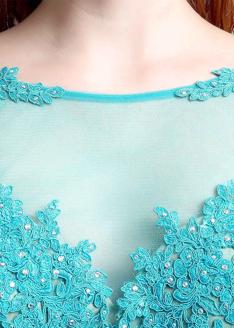 Two-piece Rhinestone Homecoming Dress