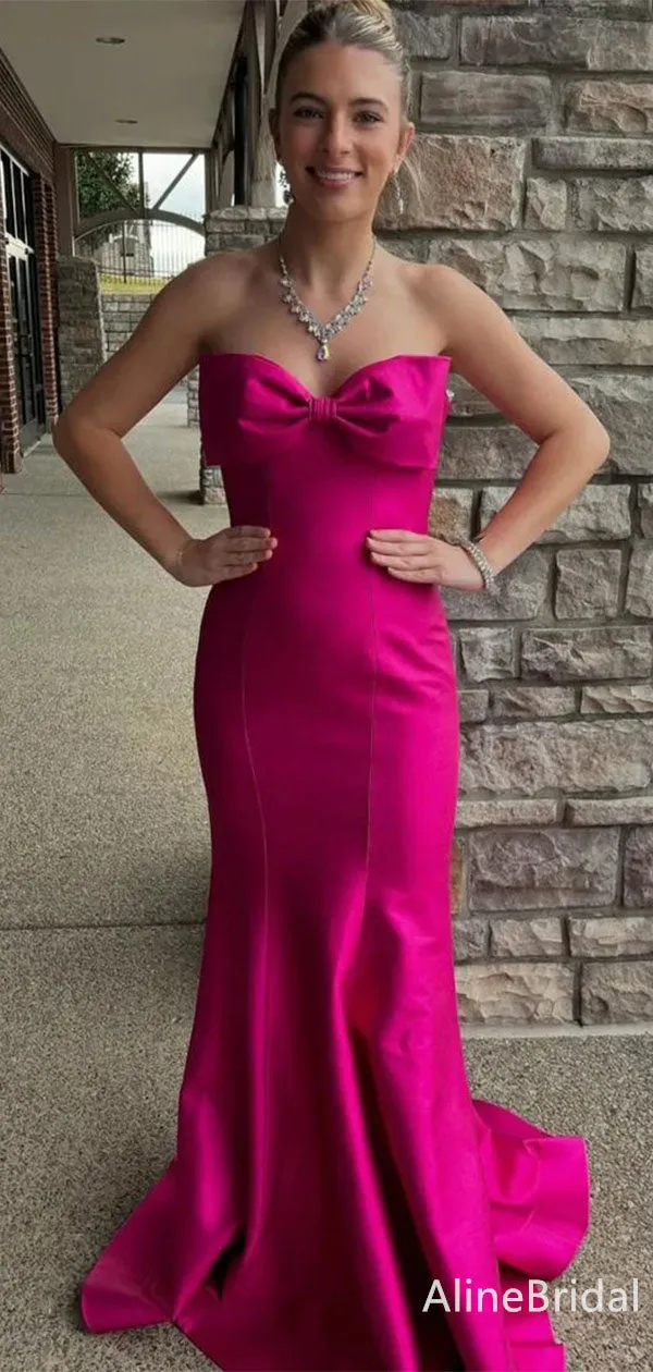 Unique Sweetheart Strapless Mermaid Long Prom Dress,Evening Dress,PD382110