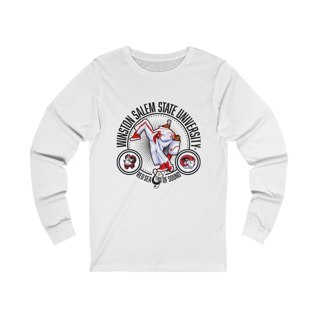 UNISEX WSSU RED SEA OF SOUND LONG SLEEVE TEE