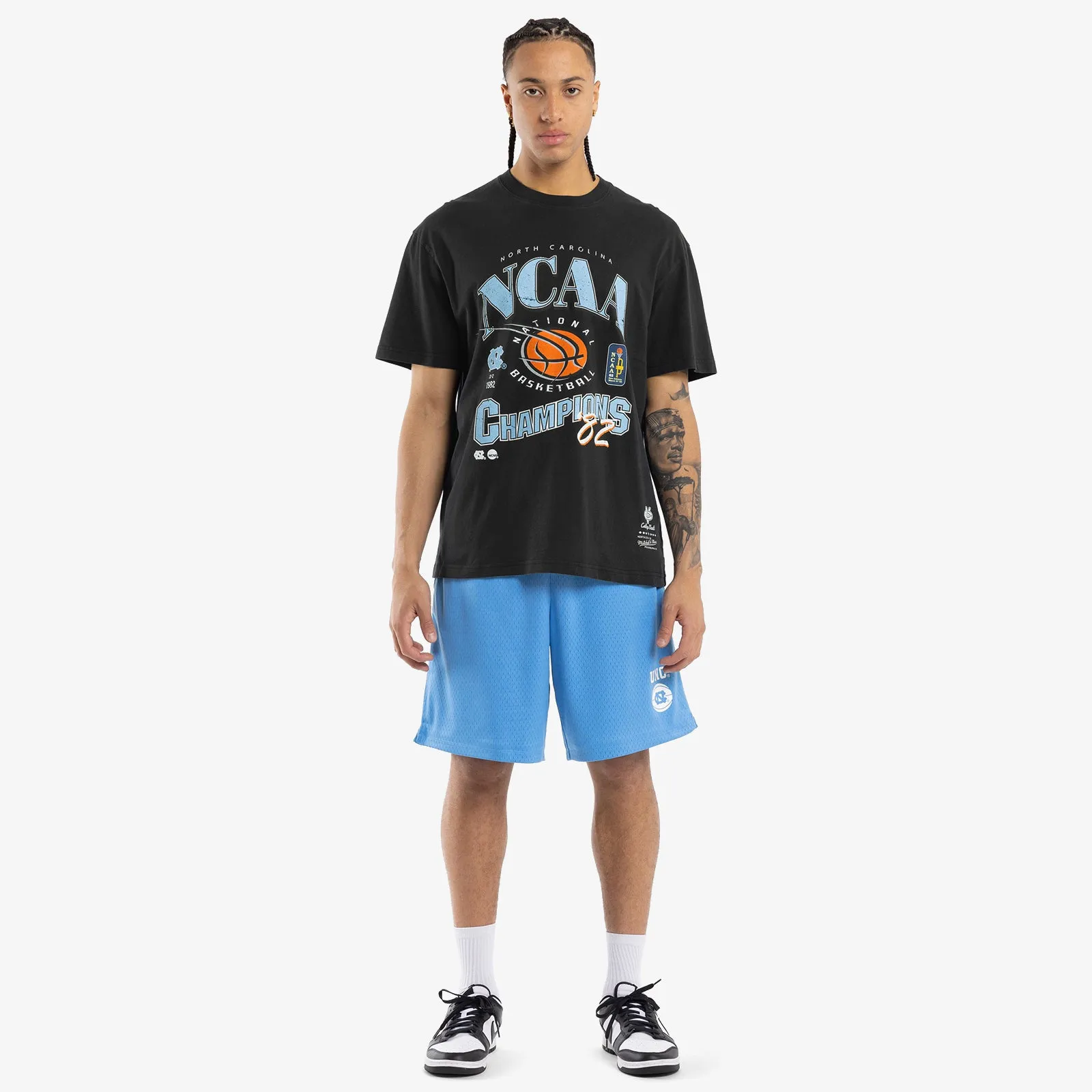University Of North Carolina Tar Heels NCAA '82 Champions Tee - Vintage Black